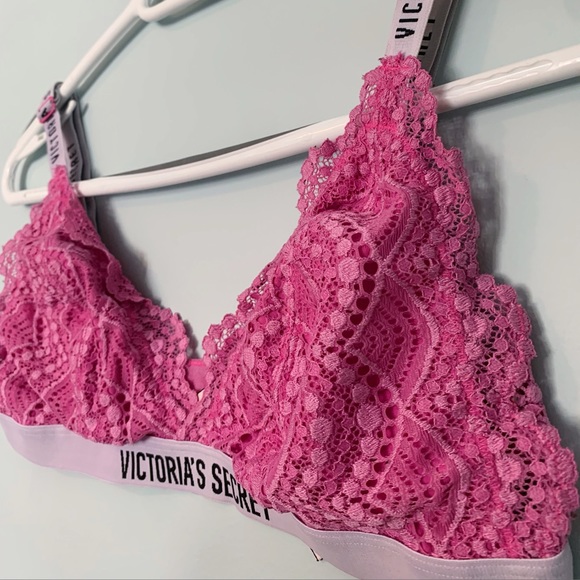 Victoria Secret Lacey Bralette Size L - Picture 3 of 4